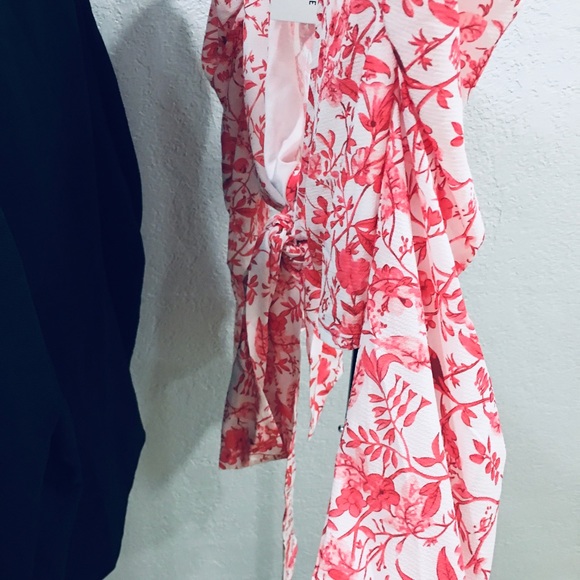 Lorna Luxe chinoiserie Peekaboo back top  top beautiful top size NWT UK 18 - Picture 11 of 16